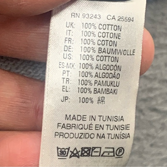 Diesel 100% Cotton Knit Geometric Colorblock Squares Sweater Blue Men’s Size XL - Picture 9 of 13